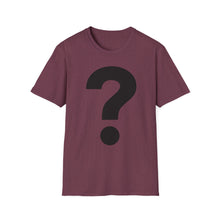 Load image into Gallery viewer, SS T-Shirt, Question Mark Black - Multi Colors
