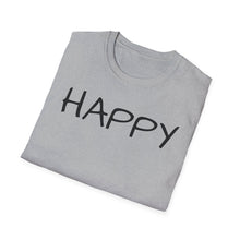 Load image into Gallery viewer, SS T-Shirt, Just Happy - Multi Colors
