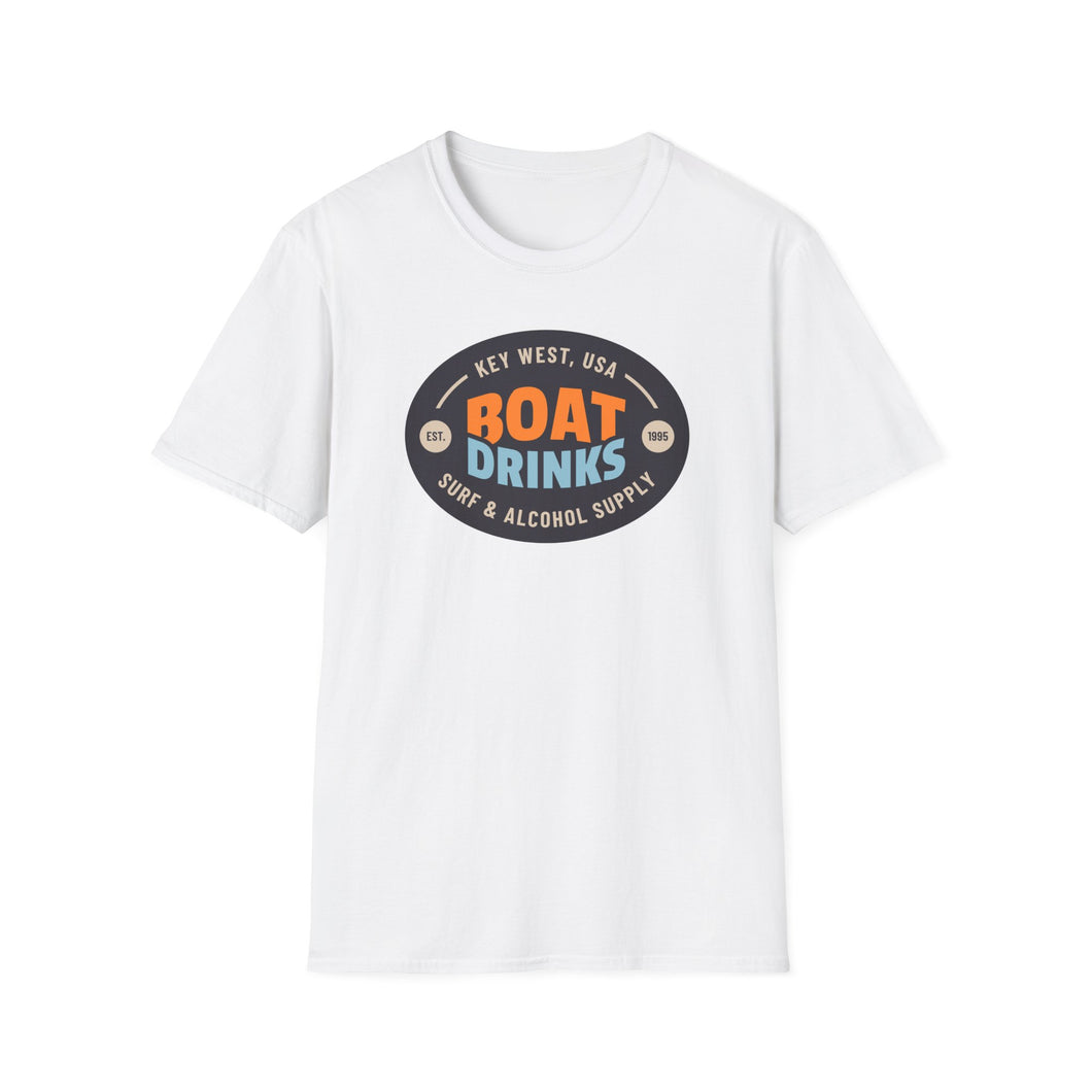 SS T-Shirt, Boat Drinks - Multi Colors