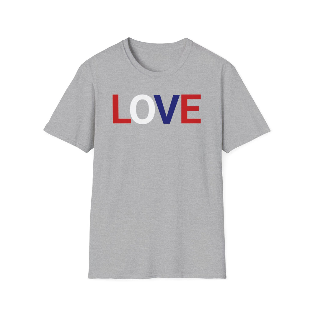 SS T-Shirt, LOVE USA - Multi Colors