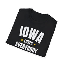 Load image into Gallery viewer, SS T-Shirt, IA Iowa - Black
