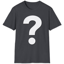 Load image into Gallery viewer, SS T-Shirt, Question in White - Multi Colors
