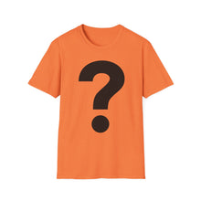 Load image into Gallery viewer, SS T-Shirt, Question Mark Black - Multi Colors
