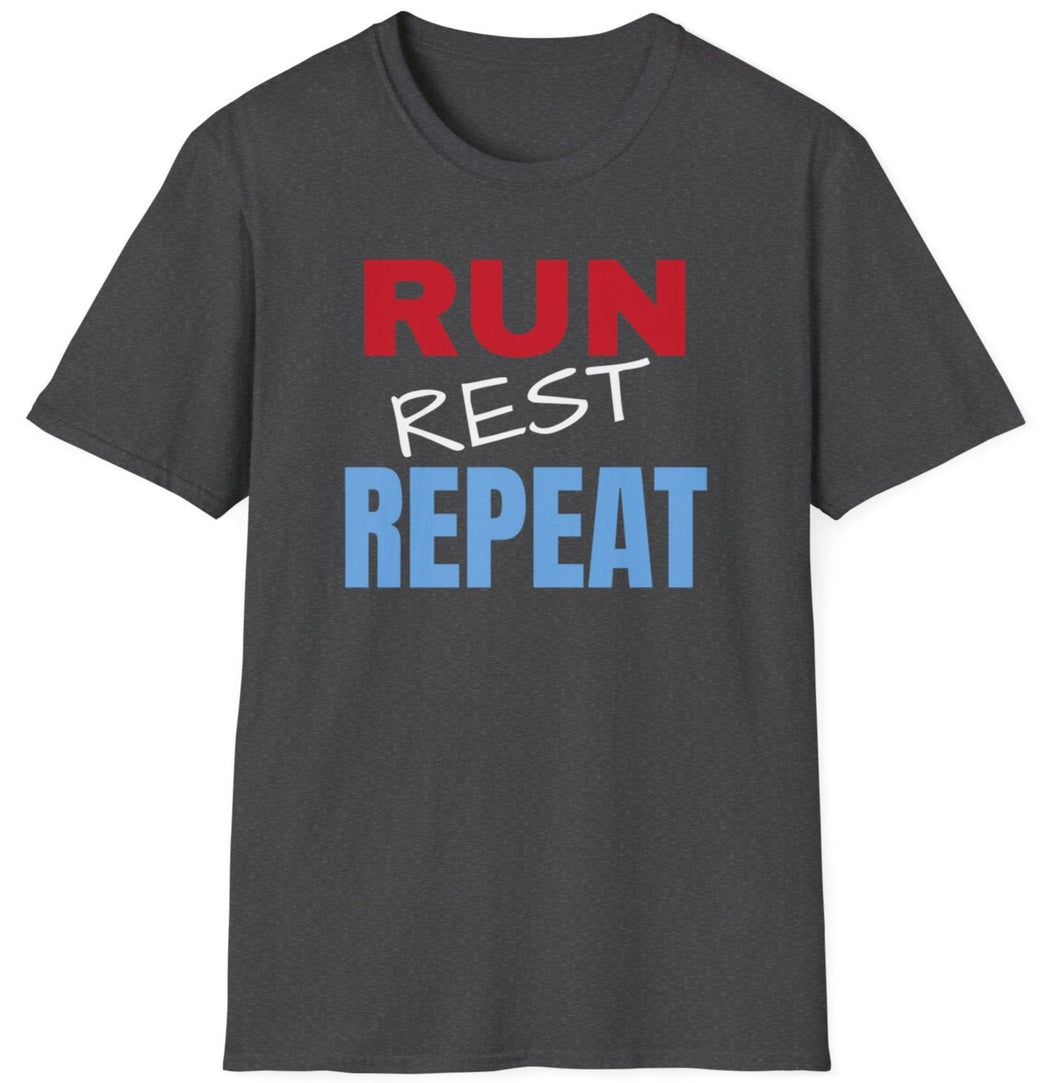 SS T-Shirt, Run Rest - Multi Colors