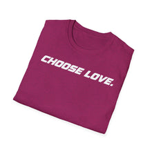 Load image into Gallery viewer, SS T-Shirt, Choose Love - Multi Colors
