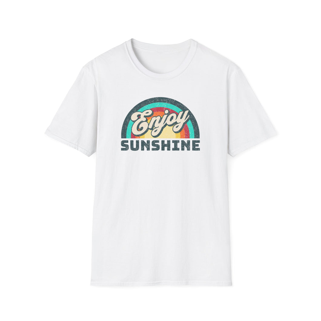 SS T-Shirt, Enjoy Sunshine - Multi Colors