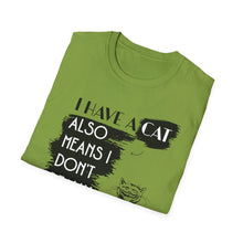 Load image into Gallery viewer, SS T-Shirt, I Have A Cat - Multi Colors
