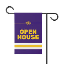 Load image into Gallery viewer, Yard Banner, Mardi Gras - Yellow on Purple
