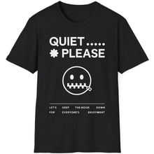 Load image into Gallery viewer, SS T-Shirt, Quiet Please - Multi Colors
