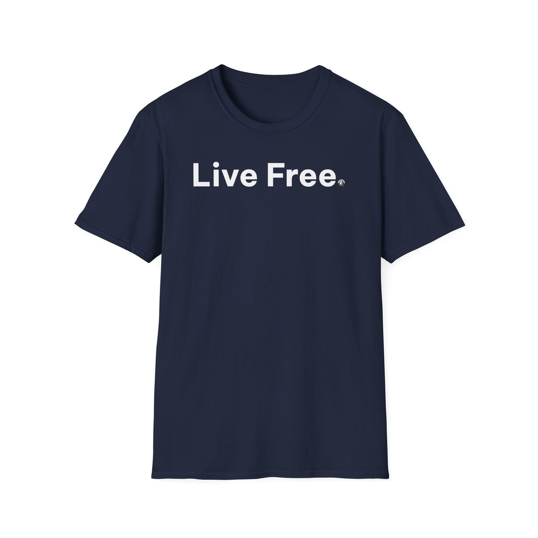 T-Shirt, Live Free - Multi Colors