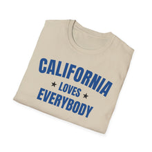 Load image into Gallery viewer, SS T-Shirt, CA California Blue - Multi Colors
