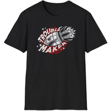 Load image into Gallery viewer, SS T-Shirt, Trouble Maker - Multi Colors
