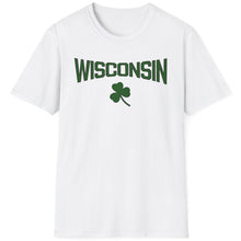 Load image into Gallery viewer, SS T-Shirt, Wisconsin Shamrock - Multi Colors
