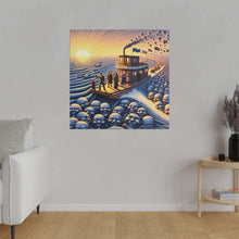 Load image into Gallery viewer, Matte Canvas, Riverside Blues
