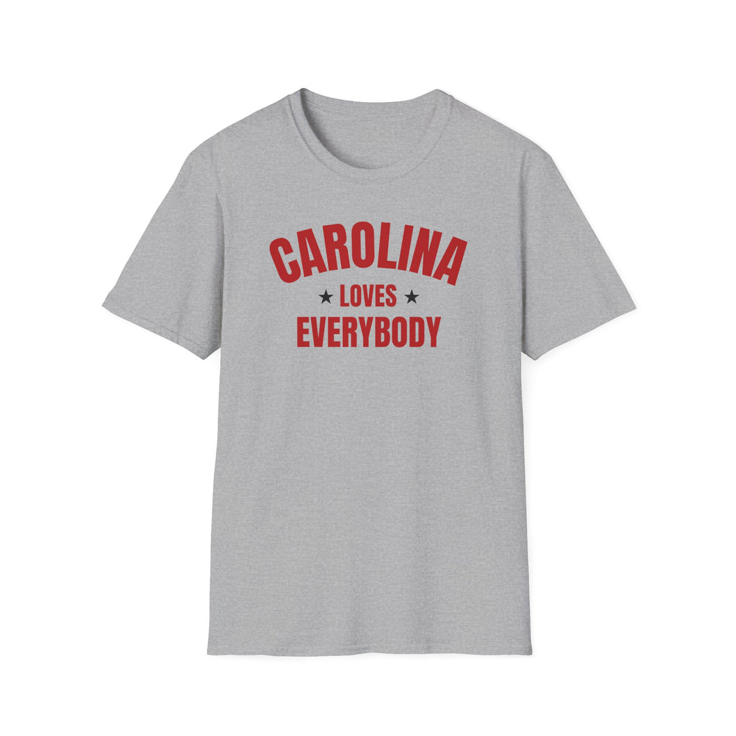 SS T-Shirt, NC Carolina - Red - Multi Colors