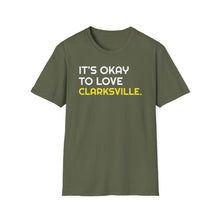 Load image into Gallery viewer, SS T-Shirt, It&#39;s Okay to Love Clarksville - Multi Colors
