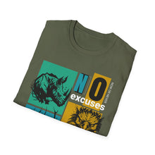 Load image into Gallery viewer, SS T-Shirt, No Excuses - Multi Colors
