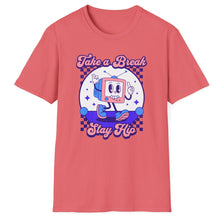 Load image into Gallery viewer, SS T-Shirt, Take a Break - Multi Colors
