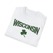 Load image into Gallery viewer, SS T-Shirt, Wisconsin Shamrock - Multi Colors
