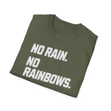 Load image into Gallery viewer, SS T-Shirt, No Rain. No Rainbows. - Multi Colors
