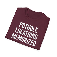 Load image into Gallery viewer, SS T-Shirt, Pothole Locations - Multi Colors
