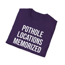 Load image into Gallery viewer, SS T-Shirt, Pothole Locations - Multi Colors
