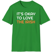 Load image into Gallery viewer, SS T-Shirt, It&#39;s Okay to Love The Irish - Multi Colors
