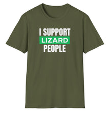 Load image into Gallery viewer, SS T-Shirt, Support Lizard People
