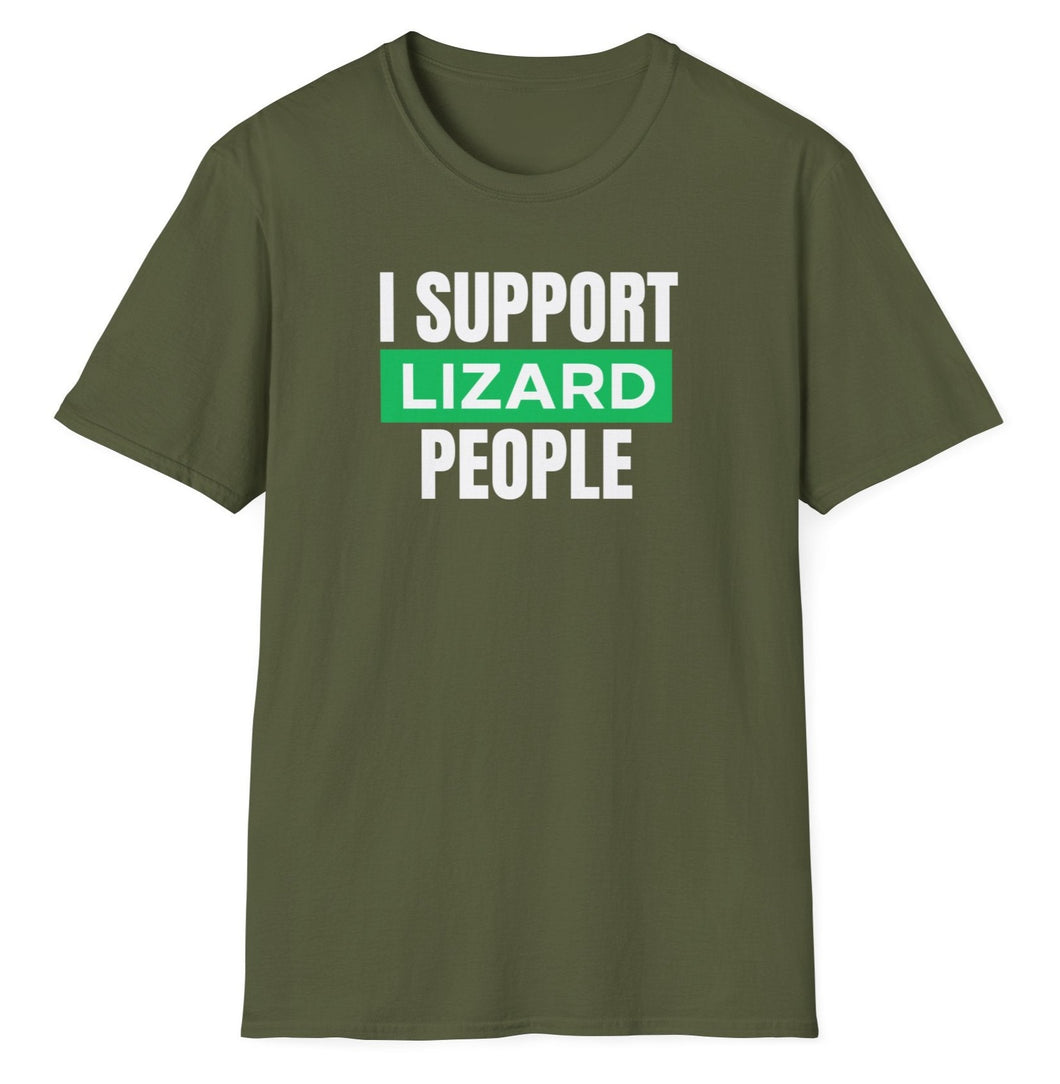 SS T-Shirt, Support Lizard People