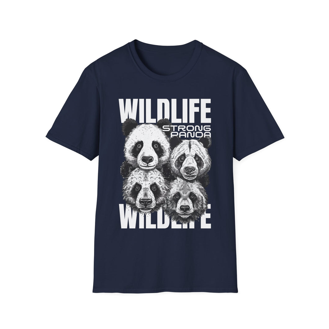 SS T-Shirt, Wildlife and Pandas - Multi Colors