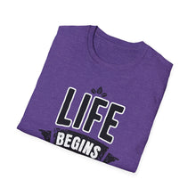 Load image into Gallery viewer, SS T-Shirt, Life Begins in Knoxville - Multi Colors
