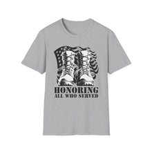 Load image into Gallery viewer, SS T-Shirt, Honoring All Who Served - Multi Colors
