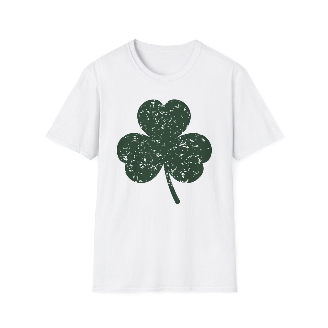 SS T-Shirt, Distressed Shamrock