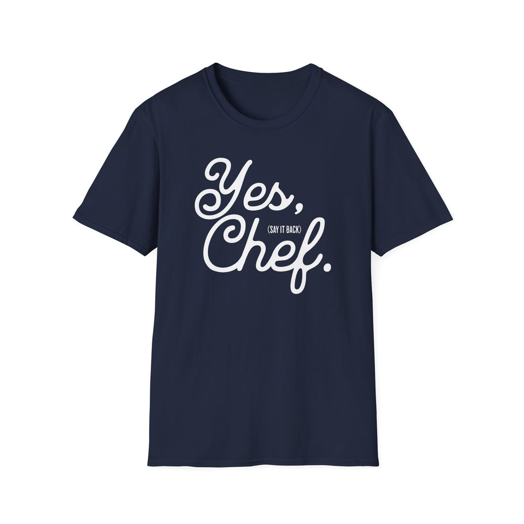 SS T-Shirt, Yes Chef - Multi Colors