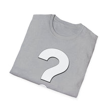 Load image into Gallery viewer, SS T-Shirt, Question in White - Multi Colors
