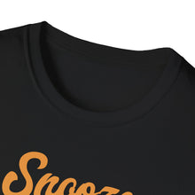 Load image into Gallery viewer, SS T-Shirt, Snooze Like a Champion - Multi Colors
