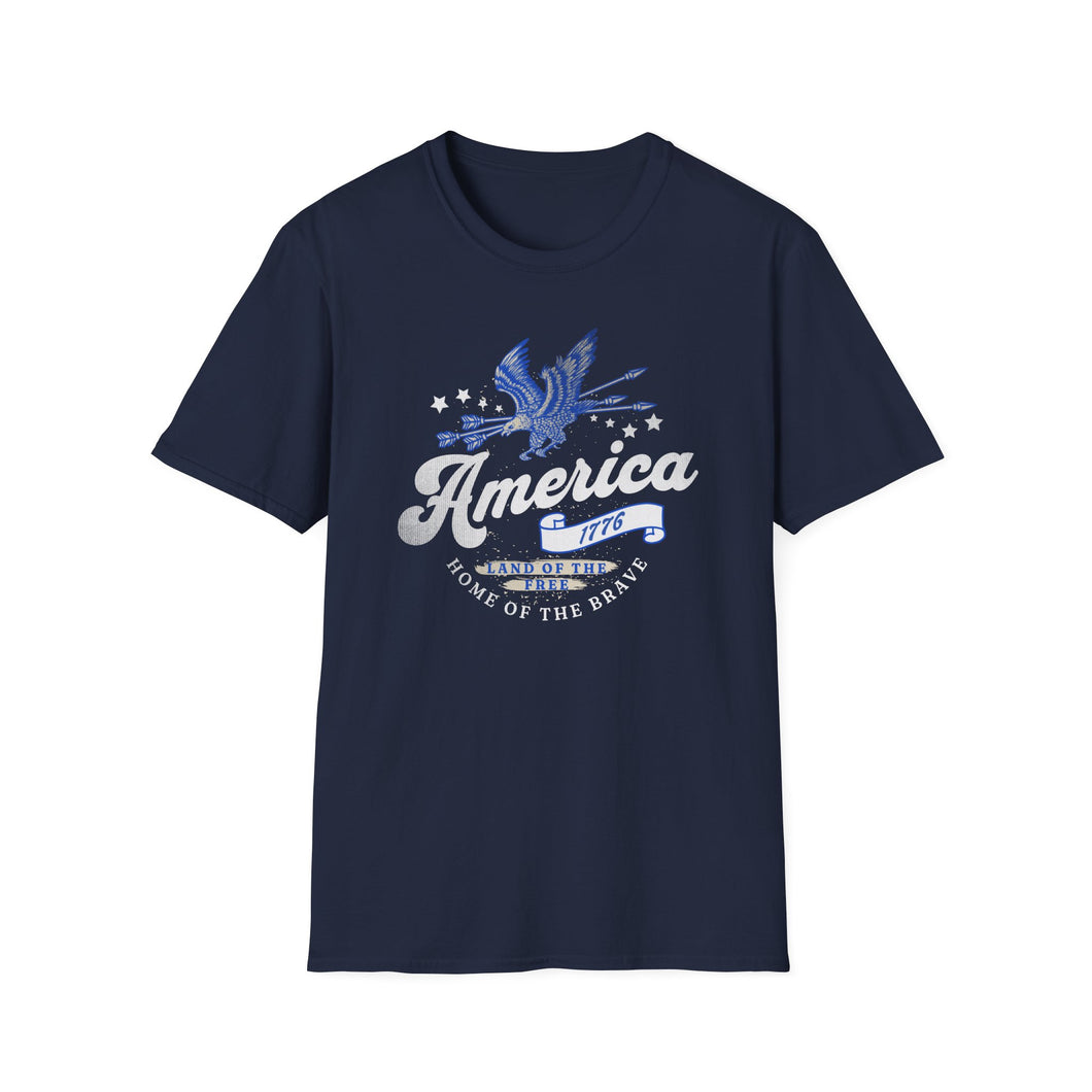 SS T-Shirt, America 1776 - Multi Colors