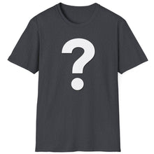 Load image into Gallery viewer, SS T-Shirt, Question in White - Multi Colors
