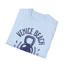 Load image into Gallery viewer, SS T-Shirt, Venice Beach Weights, Blue - Multi Colors
