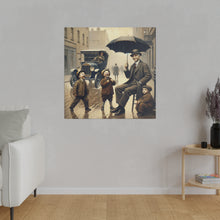 Load image into Gallery viewer, Matte Canvas, Pennies Lane in Rain
