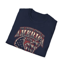 Load image into Gallery viewer, SS T-Shirt, American Eagle Lined - Multi Colors
