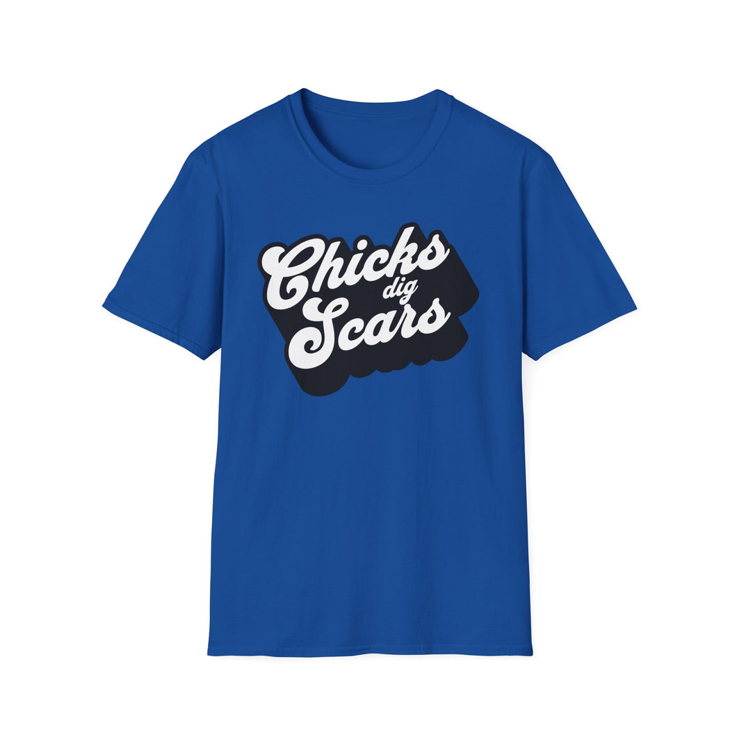 SS T-Shirt, Chicks Dig Scars - Multi Colors