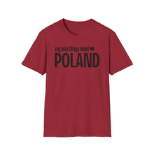 Load image into Gallery viewer, T-Shirt, Say Nice Things Poland - Multi Colors
