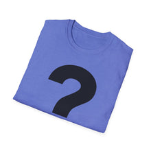 Load image into Gallery viewer, SS T-Shirt, Question Mark Black - Multi Colors
