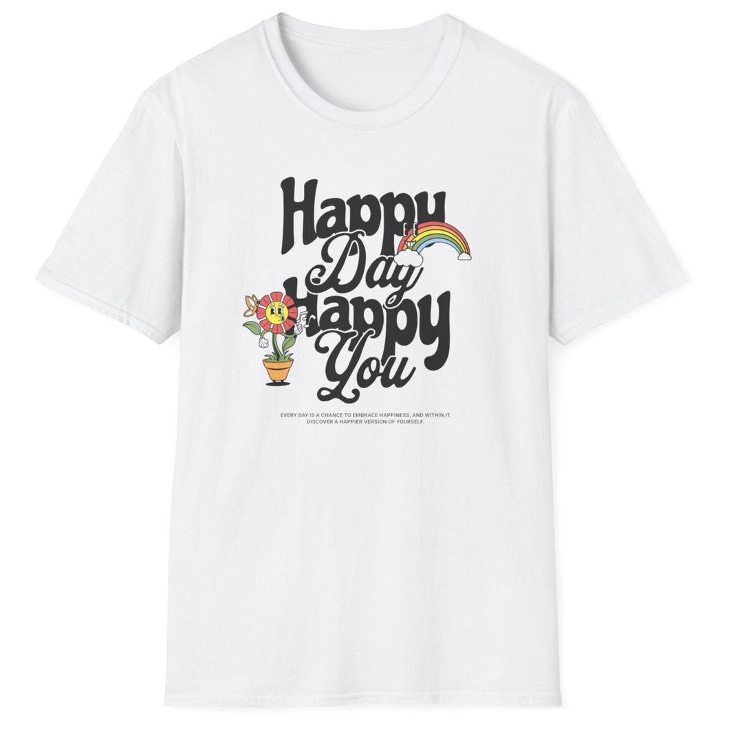 SS T-Shirt, Happy Day, Happy You - Multi Colors