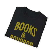 Load image into Gallery viewer, SS T-Shirt, Books &amp; Bourbon - Multi Colors
