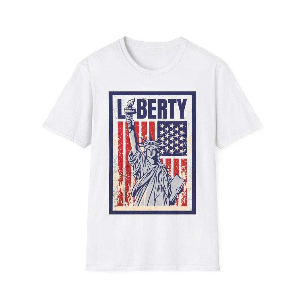 SS T-Shirt, Liberty Stamp - Multi Colors