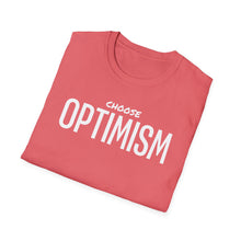 Load image into Gallery viewer, SS T-Shirt, Choose Optimism - Multi Colors
