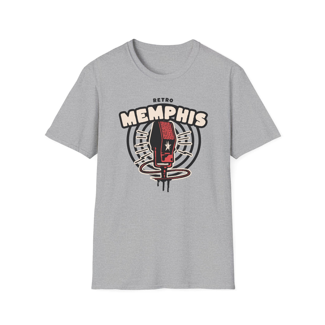 SS T-Shirt, Retro Memphis Mic - Multi Colors