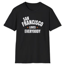 Load image into Gallery viewer, SS T-Shirt, CA San Francisco - Black &amp; Orange
